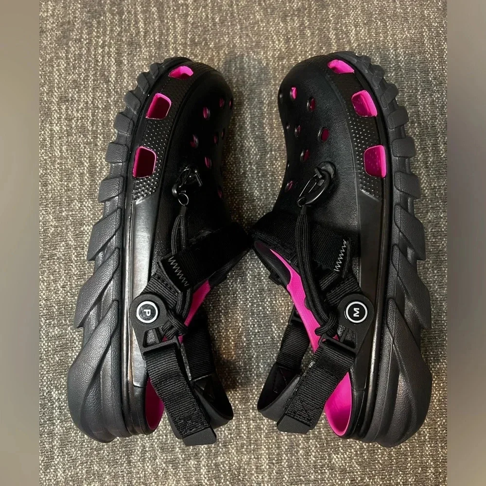 Post Malone x Crocs Duet Max Clog ll Black/Pink